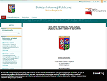 Tablet Screenshot of bip.bogatynia.pl